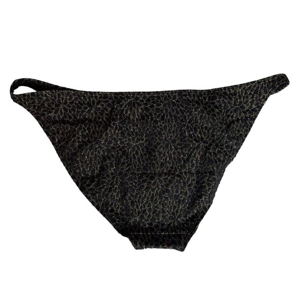 Andie x Demi Moore Swim The Tropez Bikini Bottom In Black/Gold Size XL NEW NWT - Picture 5 of 9